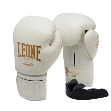Боксерские перчатки Leone GN059W White/Gold 10 унцій (GN059W_White_10oz)