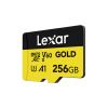 Карта памяти Lexar 256GB microSDXC class 10 UHS-II U3 V60 A1 Professional Gold (LMSGOLD256G-BNNNG) - Изображение 1