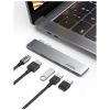 Концентратор Ugreen 2xUSB-C to 3xUSB 3.0 + HDMI + USB-C CM251 gray (60559) - Изображение 2