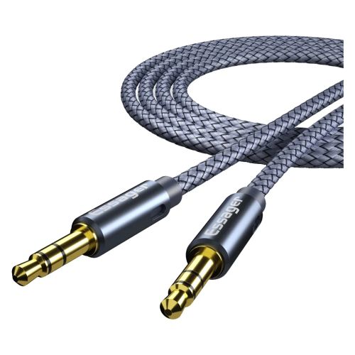 Кабель мультимедийный 3.5mm M to 3.5mm M 2.0m gray Essager (EYP35-DYA0G)