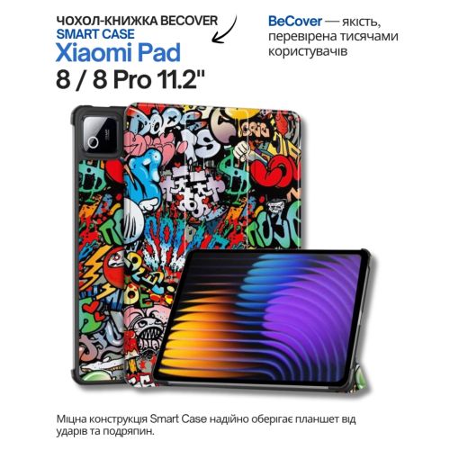 Чохол до планшета BeCover Smart Case Xiaomi Pad 8 / 8 Pro 11.2 Graffiti (714586)