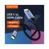 Кабель мультимедийный USB-C to HDMI M 3.0m V1.4 4K30Hz Cabletime (CA915378) - Изображение 2