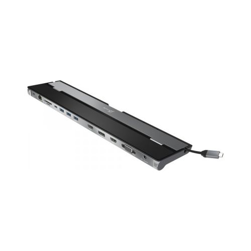 Порт-реплікатор J5create Dock-Station USB-C 10-in-1 (HDMI/PD/USB-A/USB-C/LAN/картридер/audio) (JCD543-N)