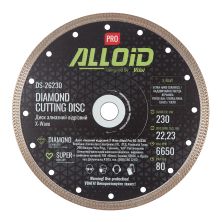 Круг відрізний Alloid Pro, алмазний, X-Wave, 230мм (DS-26230)