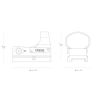 Коллиматорный прицел Hawke Reflex Sight Red Dot Sight Weaver Rail с (12144) - Изображение 3