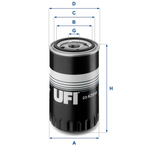 Фильтр масляный UFI 23.429.00