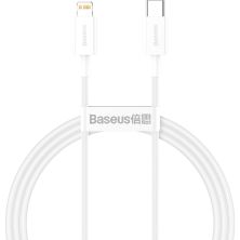 Дата кабель USB-C to Lightning 1.0m 20W Superior Series White Baseus (CATLYS-A02) Дата кабель USB-C to Lightning 1.0m 20W Superior Series White Baseus (CATLYS-A02)