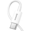 Дата кабель USB-C to Lightning 1.0m 20W Superior Series White Baseus (CATLYS-A02) - Зображення 2