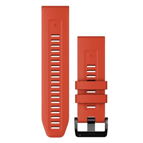 Ремешок для смарт-часов Garmin fenix 7X 26mm QuickFit Flame Red Silicone (010-13117-04)