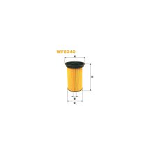 Фильтр топливный Wixfiltron WF8240
