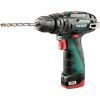 Шуруповерт Metabo PowerMaxx SB BL 12В, 2х2Ah, 20·38Нм, 0-400·0-1500об/мин (601784500) - Изображение 1