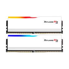 Модуль пам'яті для комп'ютера DDR5 32GB (2x16GB) 6400 MHz Ripjaws M5 RGB Matte White G.Skill (F5-6400J3239G16GX2-RM5RW)