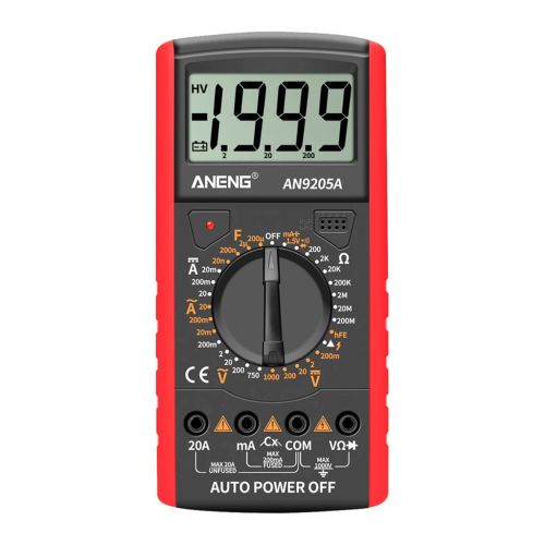 Цифровий мультиметр ANENG AN9205A, V, A, R, F, функція hFE (AN9205A)