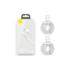 Дата кабель USB 2.0 AM to USB-C Simple WisdomKit (2PCS) 1.5m 5A white Baseus (TZCATZJ-02) - Изображение 3