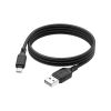 Дата кабель USB 2.0 AM to Micro 5P 1.0m Cool silicone X90 black HOCO (6931474788429) - Зображення 3