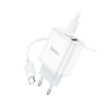 Зарядний пристрій HOCO C105A Stage 1xUSB-C PD20W + 1xUSB QC3.0 + cable USB-C to USB-C White (6931474782922) - Зображення 3