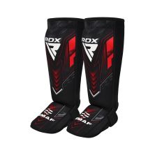 Защита голени и стопы RDX Neoprene Shin Instep IMMAF-1 Red XL (SGN-IMF-1R-XL)
