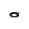 Дата кабель USB-C M/F 1.0m USB 3.2 Gen2 100W 10Gbps 4K60Hz black Voltronic (YT-TC-TC-EXB-1m) - Изображение 1