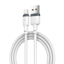 Дата кабель USB 2.0 AM to Lightning 1.0m 2.1A silicone white XO (NB208-L-1-WH) Дата кабель USB 2.0 AM to Lightning 1.0m 2.1A silicone white XO (NB208-L-1-WH)