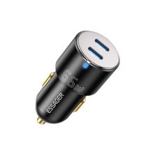 Зарядное устройство Essager 2xUSB-C 66W black (ECC2C-FF01) Зарядное устройство Essager 2xUSB-C 66W black (ECC2C-FF01)