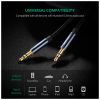 Кабель мультимедійний 3.5mm M to 3.5mm M 2.0m AV112 blue Ugreen (10687) - Зображення 1