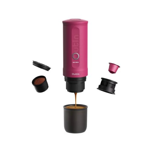Кофеварка кемпинговая Outin Nano Espresso Machine OTEM-01 Crimson Red (OTEM-01-CR)