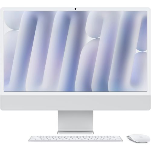 Комп'ютер Apple 24 iMac Retina 4.5K / Apple M4 (10-c/CPU, 10-c/GPU), 24, 512, Silver, A3137 (MCR24UA/A)