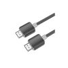 Кабель мультимедійний HDMI M to HDMI M 2.0m V2.0 4K black HOCO (6931474799395) - Зображення 3
