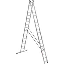 Лестница Stark Алюминиевая двухсекционная усиленная лестница 2*17 SVHR2x1 (525217412)