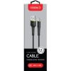 Дата кабель USB 2.0 AM to Micro 5P 1.2m CBFLEXM1 black Intaleo (1283126487453) - Зображення 1