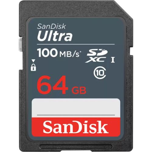 Карта памяти SanDisk 64GB SDXC class 10 UHS-1 (SDSDUNR-064G-GN3IN)