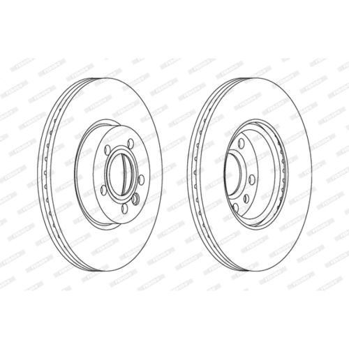 Тормозной диск FERODO DDF1160C