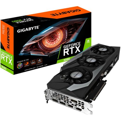 Відеокарта GIGABYTE GeForce RTX3080 10Gb GAMING OC 2.0 LHR (GV-N3080GAMING OC-10GD 2.0)