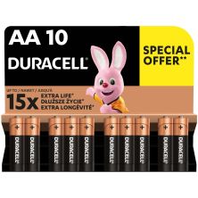 Батарейка Duracell AA лужні 10 шт. в упаковці (5002508/5006461)