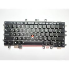 Клавіатура ноутбука Lenovo ThinkPad X1 Helix2 черн с черн с подсв ТП UA (A46202)