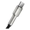 Дата кабель USB 3.1 AM to USB-C 0.25m 6.0A 66W Cafule Series Metal Black Baseus (CAKF000001) - Зображення 3