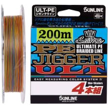 Шнур Sunline PE-Jigger ULT 200m 2.0/0.235mm 35lb/15.5kg Multi Color (1658.10.38)