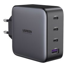 Зарядное устройство Ugreen 4xUSB 100W GAN (USB-A+3*USB-C) Tech Fast Charger CD226 Grey (90575) Зарядное устройство Ugreen 4xUSB 100W GAN (USB-A+3*USB-C) Tech Fast Charger CD226 Grey (90575)