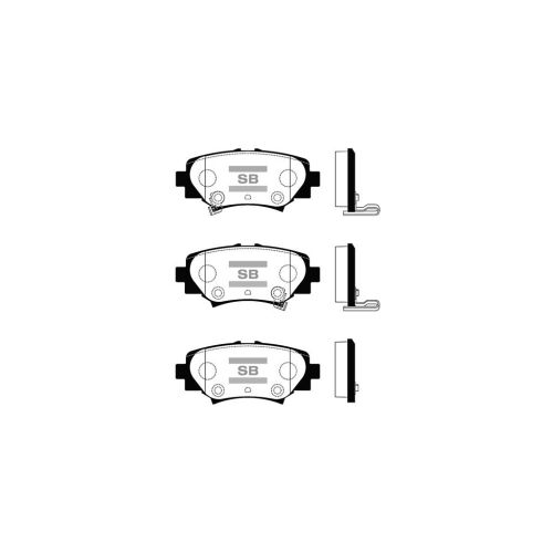 Тормозные колодки HI-Q SP1730