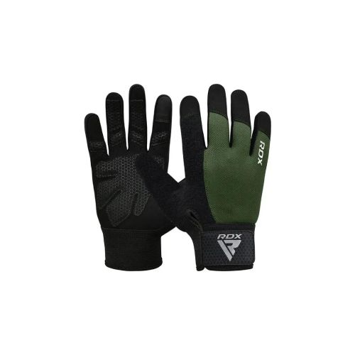 Перчатки для фитнеса RDX W1 Full Finger Army Green M (WGA-W1FA-M+)