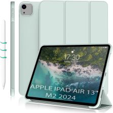 Чохол до планшета BeCover Tri Fold Soft TPU Silicone Apple iPad Air 13 M2 2024 Light Green (711742)