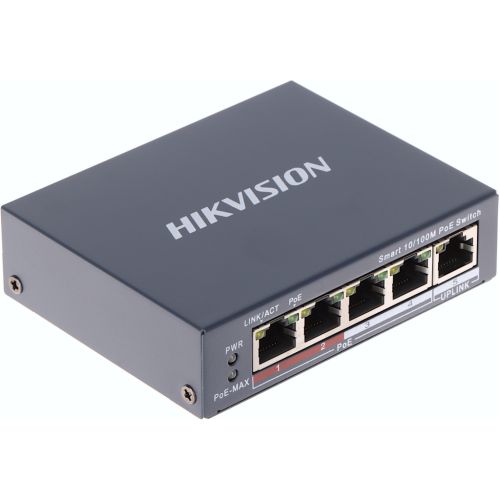 Коммутатор сетевой Hikvision DS-3E1105P-EI/V2