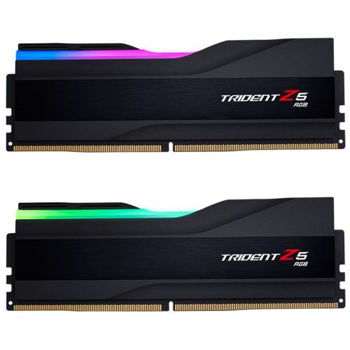 Модуль пам'яті для комп'ютера DDR5 96GB (2x48GB) 5600 MHz Trident Z5 RGB Matte Black G.Skill (F5-5600J4040D48GX2-TZ5RK)