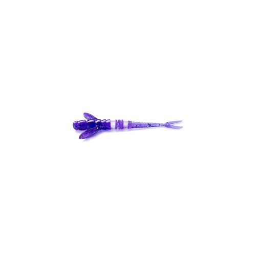 Силикон рыболовный FishUP Flit 1.5 060 - Dark Violet/Павлина&Silver (10шт/уп) (1864.03.23)