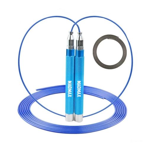 Скакалка MadMax MFA-286 Speed jump rope швидкісна Блакитна (MFA-286-BLU-U)