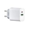 Зарядное устройство XO L64 USB-A + USB-C 18W White (L64.white) - Изображение 1