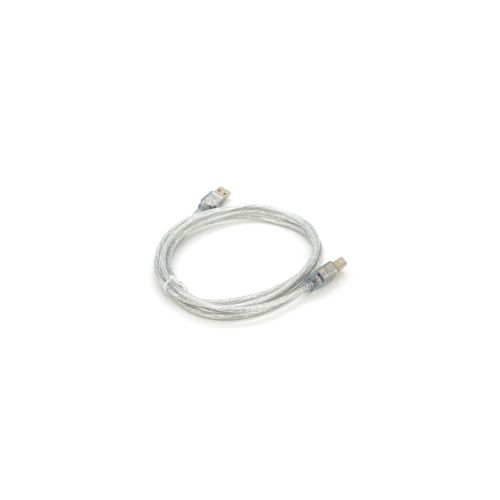 Кабель для принтера USB 2.0 AM/BM 1.8m transparent Voltronic (YT-AM/BM-1.8T)