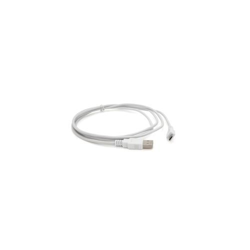Дата кабель USB 2.0 AM to Micro 5P 1.5m white Voltronic (YT-AM/Mc-1.5Wt/20128)