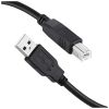 Кабель для принтера USB 2.0 AM/BM 2.0m black ColorWay (CW-CBUB072-BK) - Зображення 1