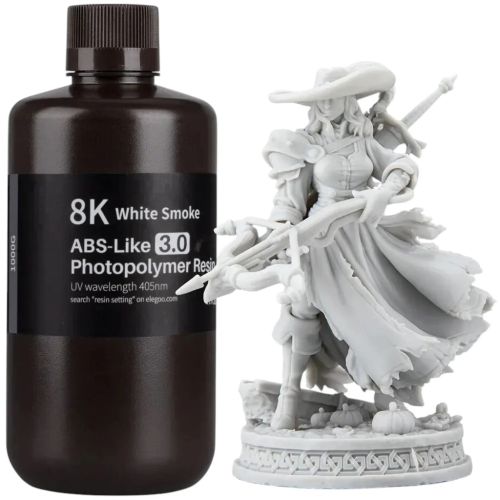 Фотополимерная смола ELEGOO Resin, ABS-like 3.0 8K 1кг, white smoky (50.103.0236) Фотополимерная смола ELEGOO Resin, ABS-like 3.0 8K 1кг, white smoky (50.103.0236)